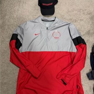University of Georgia  Windbreaker and Hat